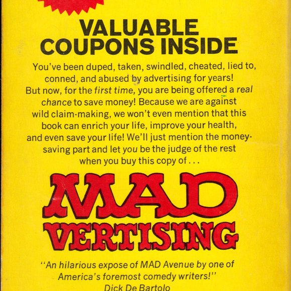 Mad Paperback Book - Mad-Vertising - Picture 2 of 2